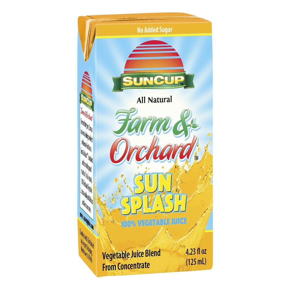 Suncup Sun Splash: 100% Veg Juice for Child Nutrition Programs
